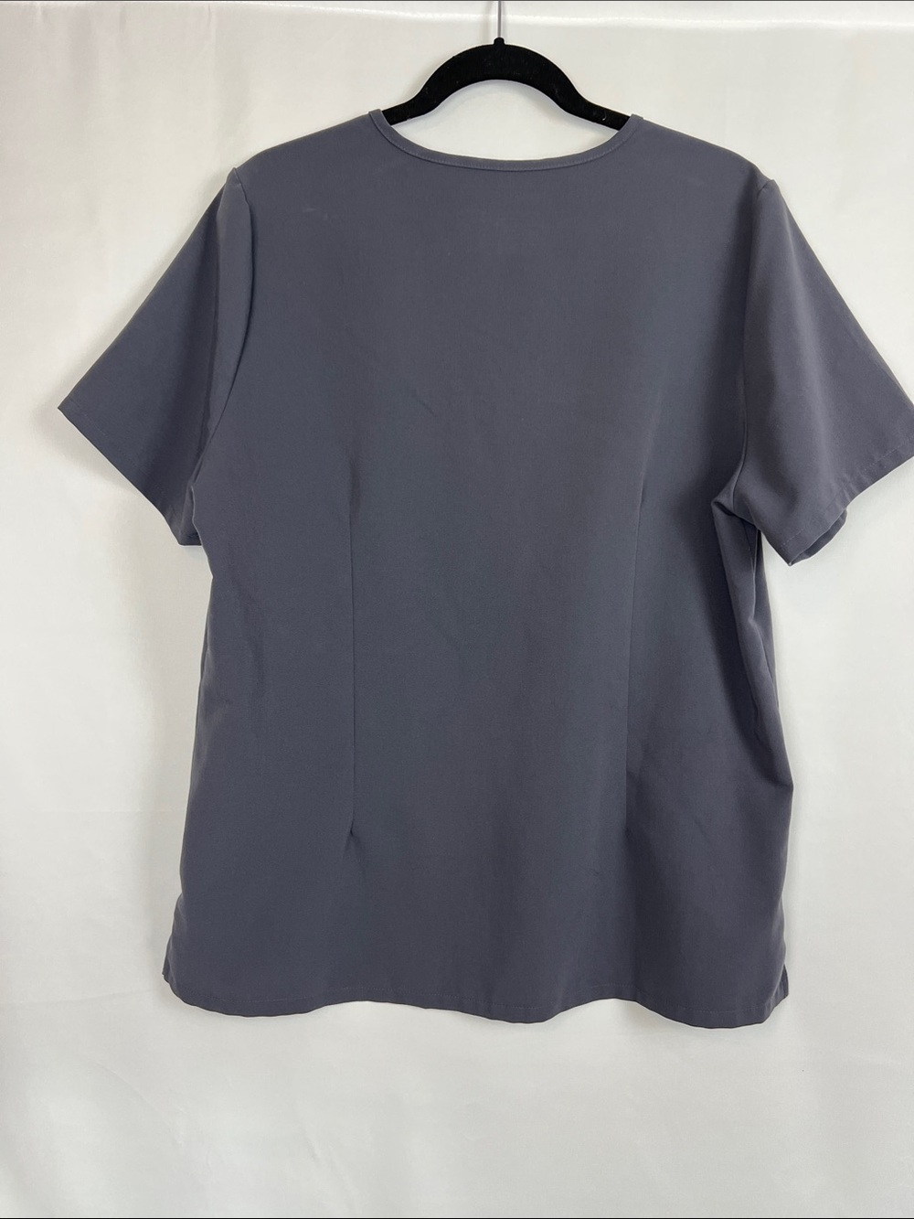 FIGS Slate Gray Scrub Set with Pink Drawstrings- Top XL/ Pants L Tall - Picture 5 of 12